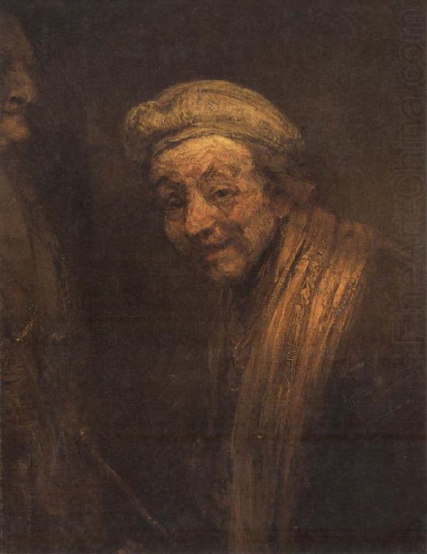 REMBRANDT Harmenszoon van Rijn Self-Portrait as Zeuxis china oil painting image